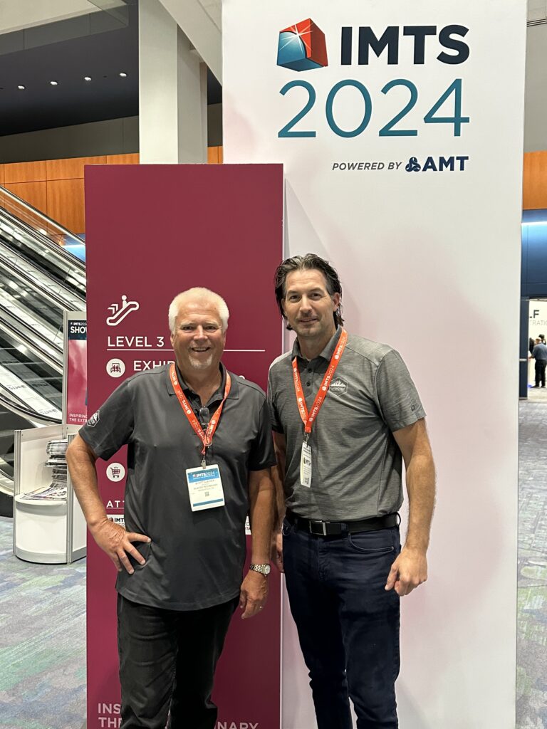 Scott and Brian at IMTS 2024